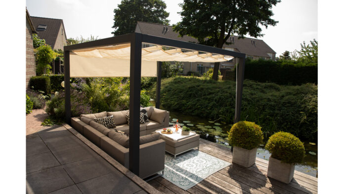 Roleta rzymska 29 m x 4 m kolor Zlamana biel