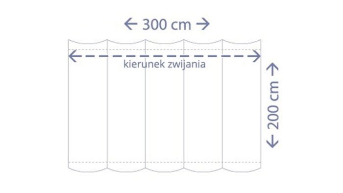 Roleta rzymska 2 m x 3 m kolor Piaskowy