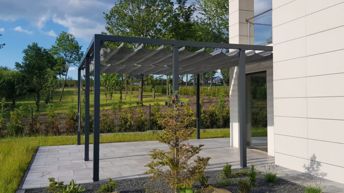 Pergola aluminiowa PS1 230 x 310 cm  Srebrny
