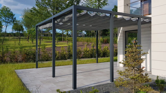 Roleta rzymska 2 m x 4 m kolor Antracyt