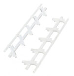 Zestaw Uchwyt 20mm Bialy  5 deseczek 100cm
