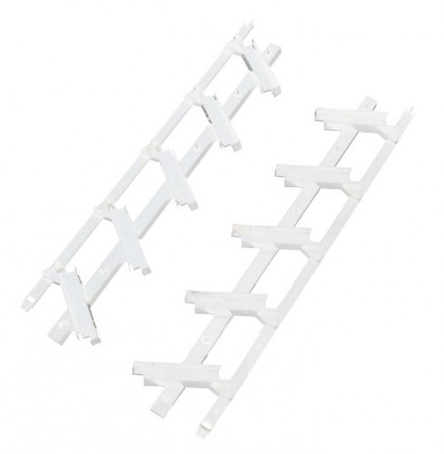 Zestaw Uchwyt 20mm Bialy  5 deseczek 100cm
