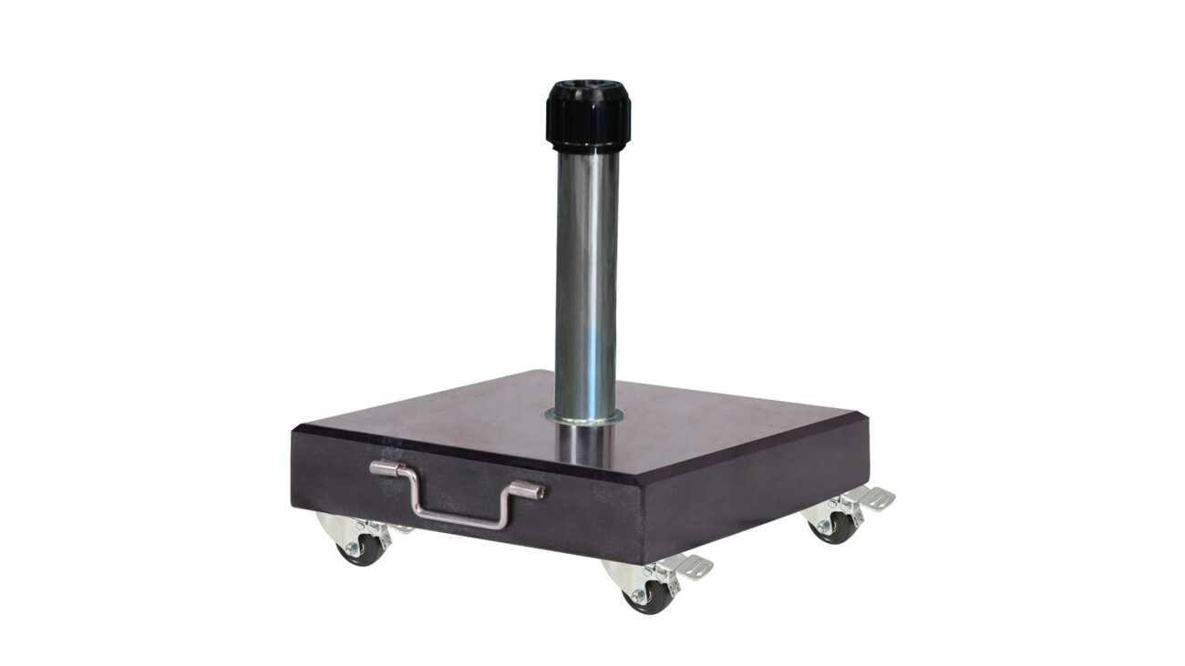 Podstawa granitowa ROME II  czarny polerowany granit 40 kg