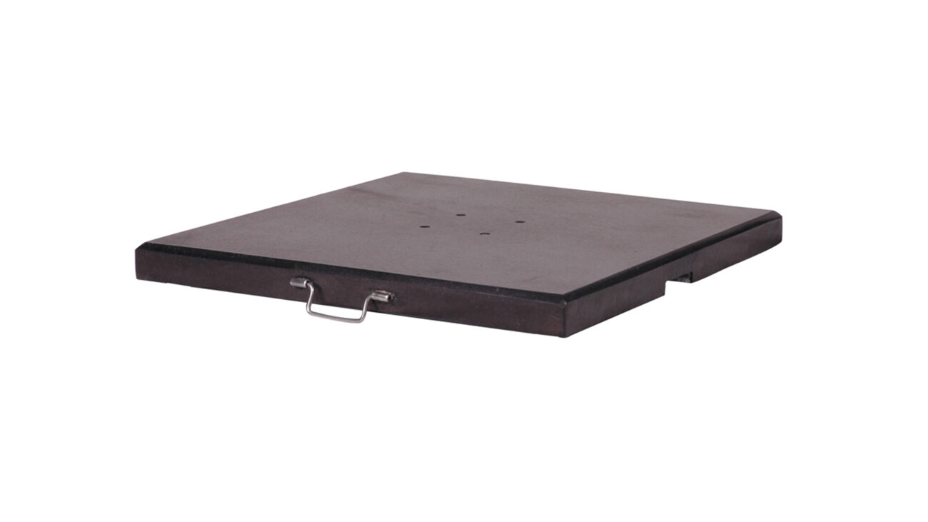 Podstawa granitowa MILANO  czarny polerowany granit 90 kg