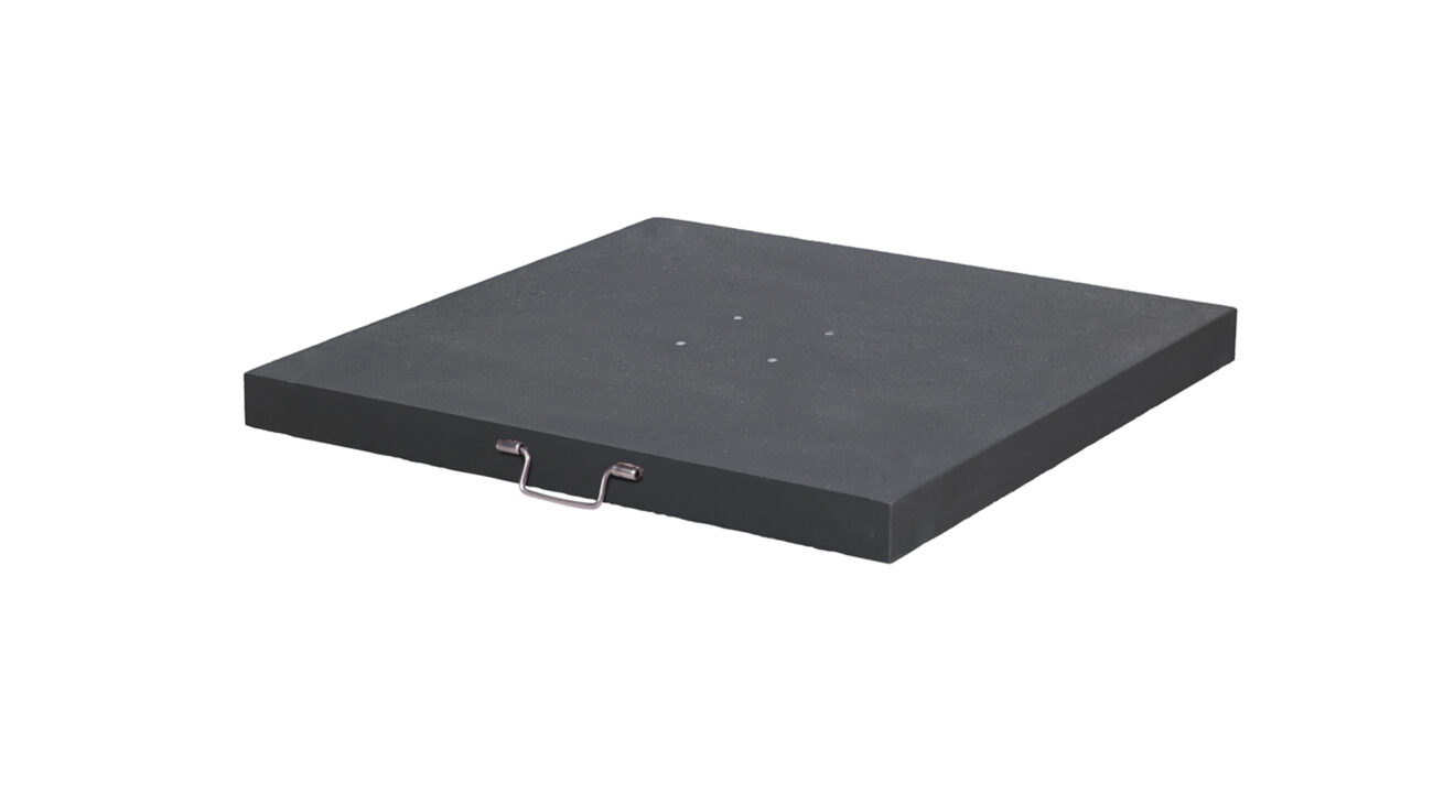 Podstawa granitowa AREZZO  czarny matowy granit 90 kg