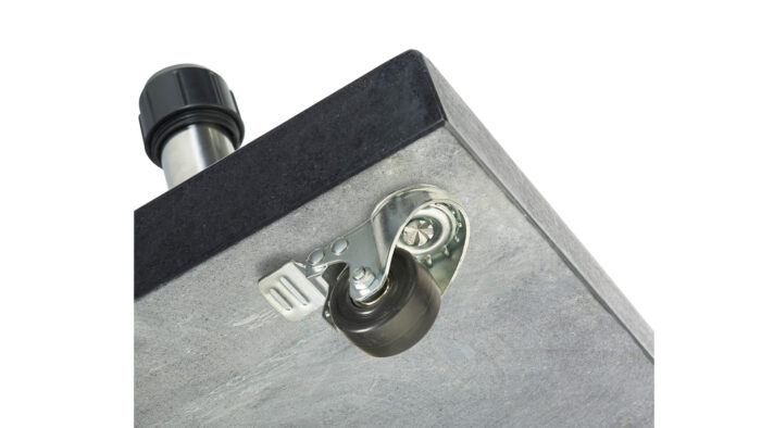 Podstawa granitowa ROME II  czarny polerowany granit 60 kg