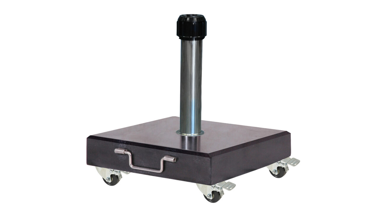 Podstawa granitowa ROME II  czarny polerowany granit 60 kg