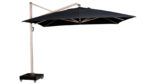 Parasol ogrodowy ICON T¹ - kolor stelażu: Oak - kolor: Feded black - 4 x 3 m