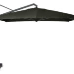 Parasol ogrodowy ICON T  kolor stelazu Anthracite  kolor Feded black  4 x 3 m