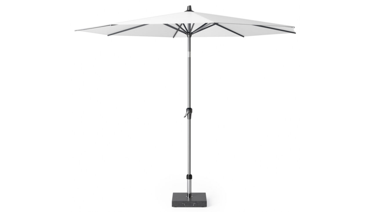 Parasol ogrodowy RIVA  kolor stelazu Anthracite  kolor White   3 m