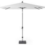 Parasol ogrodowy RIVA  kolor stelazu Anthracite  kolor White  25 x 25 m