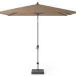 Parasol ogrodowy RIVA  kolor stelazu Anthracite  kolor Taupe  25 x 25 m