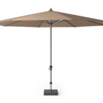 Parasol ogrodowy RIVA II  kolor stelazu Anthracite  kolor Taupe   4 m