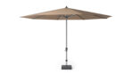 Parasol ogrodowy RIVA II  kolor stelazu Anthracite  kolor Taupe   4 m