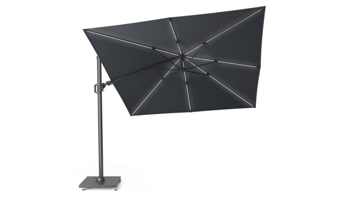 Parasol ogrodowy CHALLENGER T GLOW  kolor stelazu Anthracite  rozmiar 3 x 3 m  Anthracite