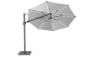 Parasol ogrodowy CHALLENGER T GLOW  kolor stelazu Anthracite  rozmiar 3 x 3 m  Light Grey