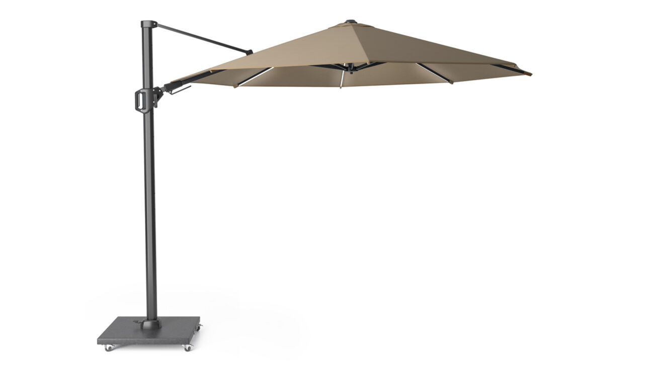 Parasol ogrodowy CHALLENGER T GLOW  kolor stelazu Anthracite  rozmiar  35 m  Taupe