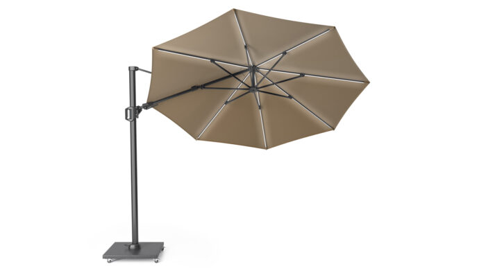 Parasol ogrodowy CHALLENGER T GLOW  kolor stelazu Anthracite  rozmiar  35 m  Taupe