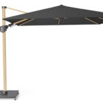 Parasol ogrodowy CHALLENGER T PREMIUM  kolor stelazu Oak  kolor Feded black  3 x 3 m