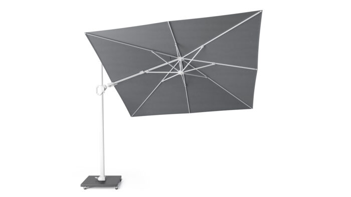 Parasol ogrodowy CHALLENGER T PREMIUM  kolor stelazu White  kolor Manhattan  3 x 3 m