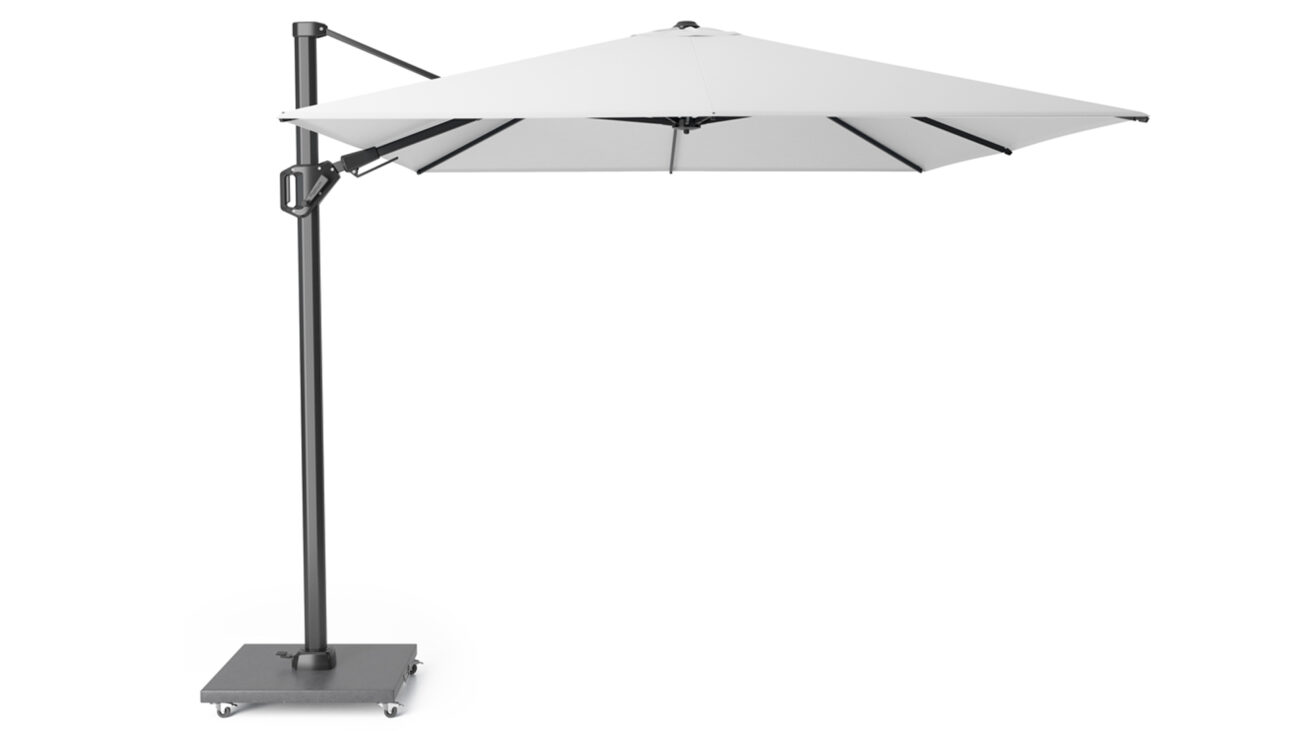 Parasol ogrodowy CHALLENGER T  kolor stelazu Anthracite  rozmiar 35 x 26 m  White
