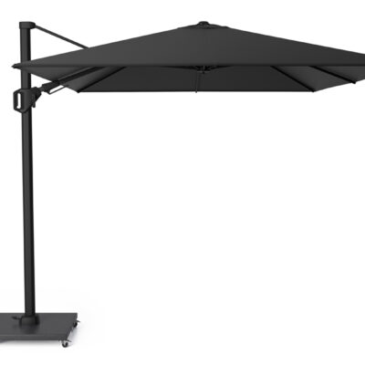 Parasol ogrodowy CHALLENGER T PREMIUM  kolor stelazu Matt black  kolor Jet black  35 x 26 m