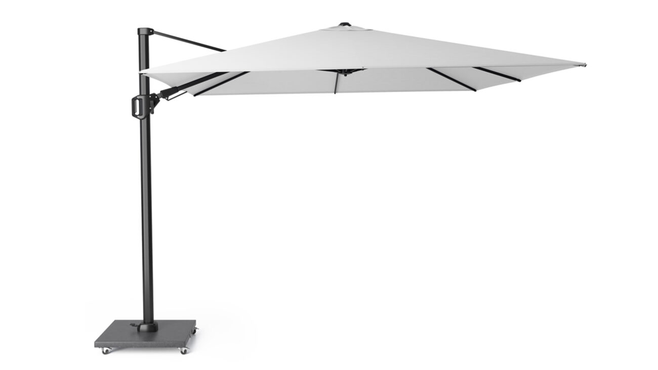 Parasol ogrodowy CHALLENGER T  kolor stelazu Anthracite  rozmiar 3 x 3 m  White