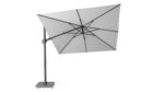 Parasol ogrodowy CHALLENGER T  kolor stelazu Anthracite  rozmiar 3 x 3 m  White