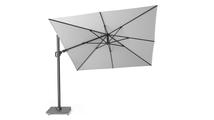 Parasol ogrodowy CHALLENGER T  kolor stelazu Anthracite  rozmiar 3 x 3 m  White