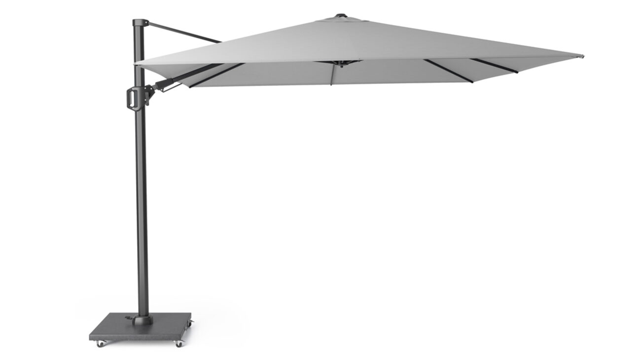 Parasol ogrodowy CHALLENGER T  kolor stelazu Anthracite  rozmiar 3 x 3 m  Light Grey