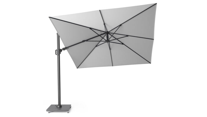 Parasol ogrodowy CHALLENGER T  kolor stelazu Anthracite  rozmiar 3 x 3 m  Light Grey