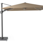 Parasol ogrodowy CHALLENGER T  kolor stelazu Anthracite  rozmiar 3 x 3 m  Taupe