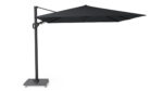 Parasol ogrodowy CHALLENGER T PREMIUM  kolor stelazu Matt black  kolor Jet black  3 x 3 m