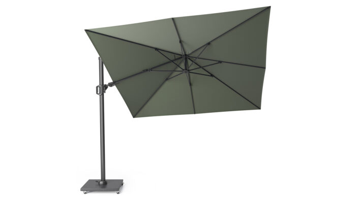 Parasol ogrodowy CHALLENGER T  kolor stelazu Anthracite  rozmiar 3 x 3 m  Olive