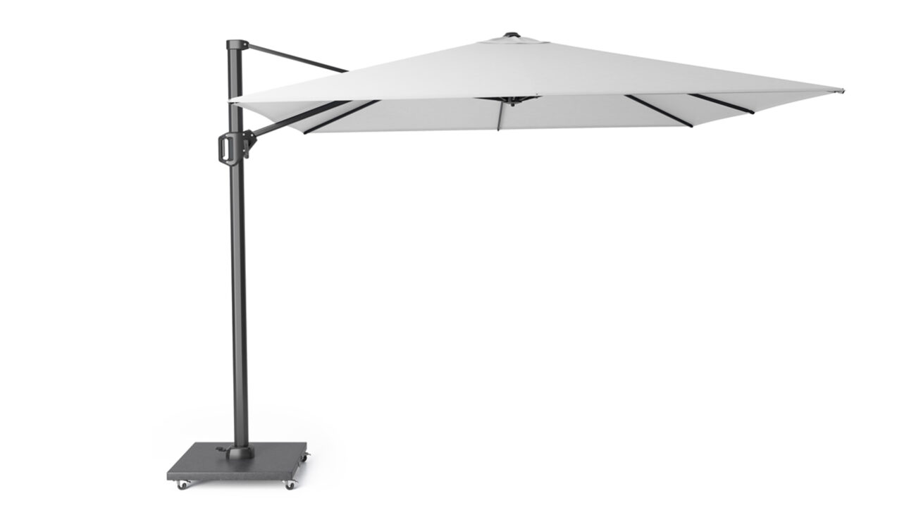 Parasol ogrodowy CHALLENGER T  kolor stelazu Anthracite  rozmiar 3 x 3 m  White