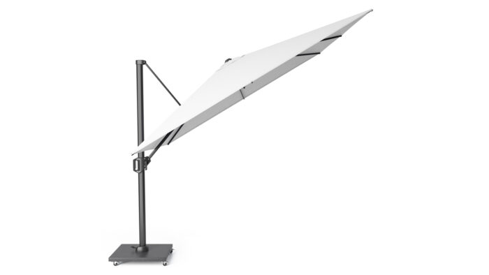 Parasol ogrodowy CHALLENGER T  kolor stelazu Anthracite  rozmiar 3 x 3 m  White