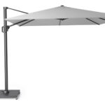 Parasol ogrodowy CHALLENGER T  kolor stelazu Anthracite  rozmiar 3 x 3 m  Light Grey