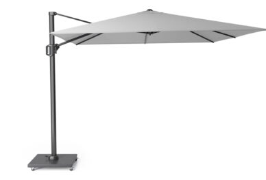 Parasol ogrodowy CHALLENGER T  kolor stelazu Anthracite  rozmiar 3 x 3 m  Light Grey