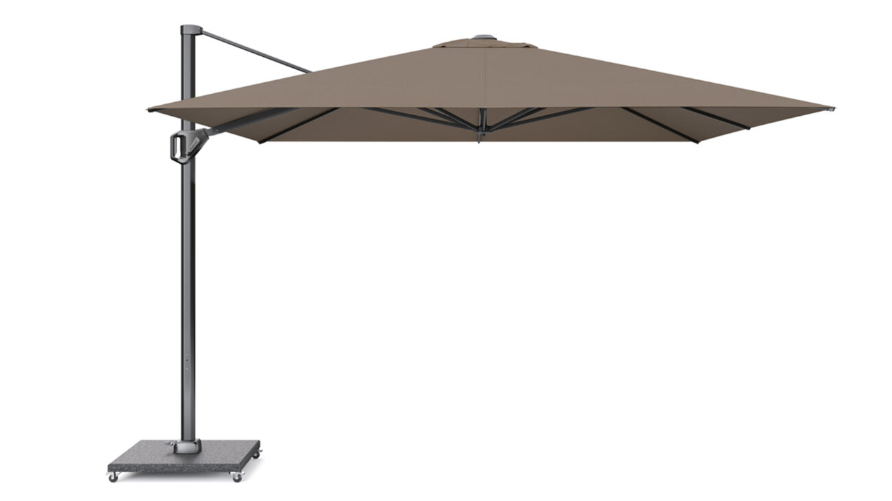 Parasol ogrodowy CHALLENGER T TELESCOPE  kolor stelazu Anthracite  kolor Havana  35 x 35 m