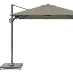 Parasol ogrodowy VOYAGER T  kolor stelazu Anthracite  kolor Taupe  27 x 27 m