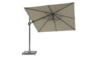 Parasol ogrodowy VOYAGER T  kolor stelazu Anthracite  kolor Taupe  27 x 27 m