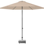 Parasol ogrodowy LISBOA  kolor stelazu Anthracite  kolor Taupe   3 m