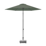 Parasol ogrodowy LISBOA  kolor stelazu Anthracite  kolor Olive   3 m