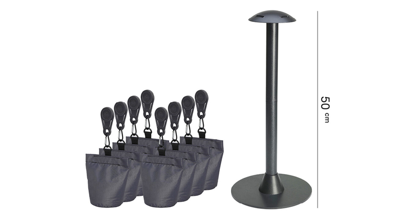 Zestaw obciazeniowy do pokrowcow ogrodowych