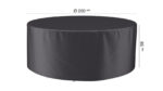 Pokrowiec na meble ogrodowe okragly 200xH85 cm