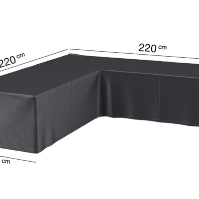 Pokrowiec na meble ogrodowe w ksztalcie L 220x220x90xH70 cm