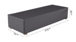 Pokrowiec na lezak ogrodowy 210x75xH40 cm