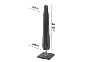 Pokrowiec na parasol ogrodowy z noga srodkowa 215xH3040 cm