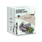 Żagiel – prostokąt 3 x 5 m kolor Złamana biel - obrazek 2