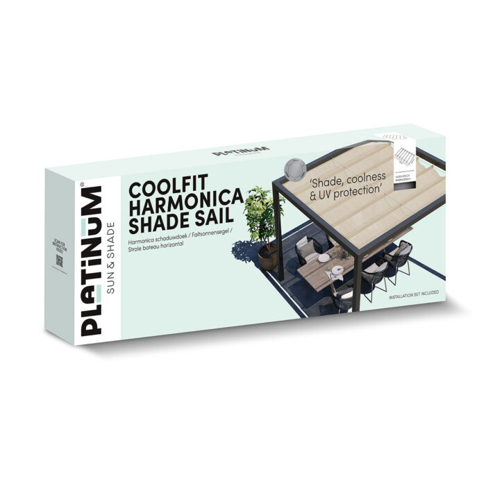 Roleta rzymska 2 m x 3 m kolor Złamana biel - obrazek 2